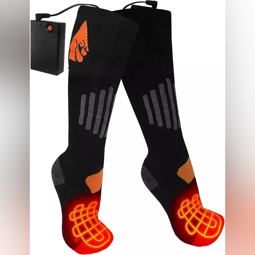 ActionHeat Wool AA Battery Heated Socks L/XL